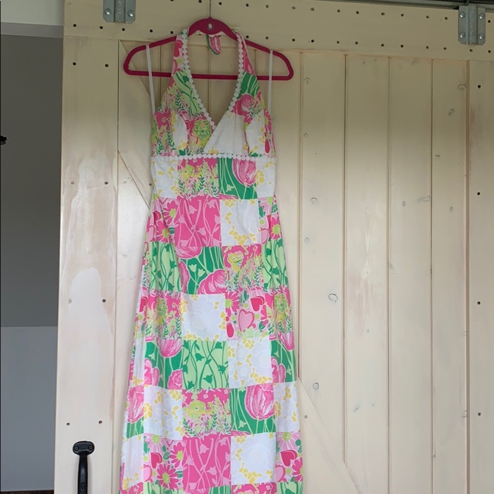 Lilly Pulitzer Summer Patchwork Dress sz6